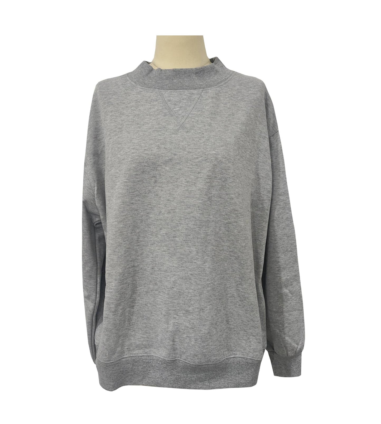 Ready in Red Fleece Mock Neck
