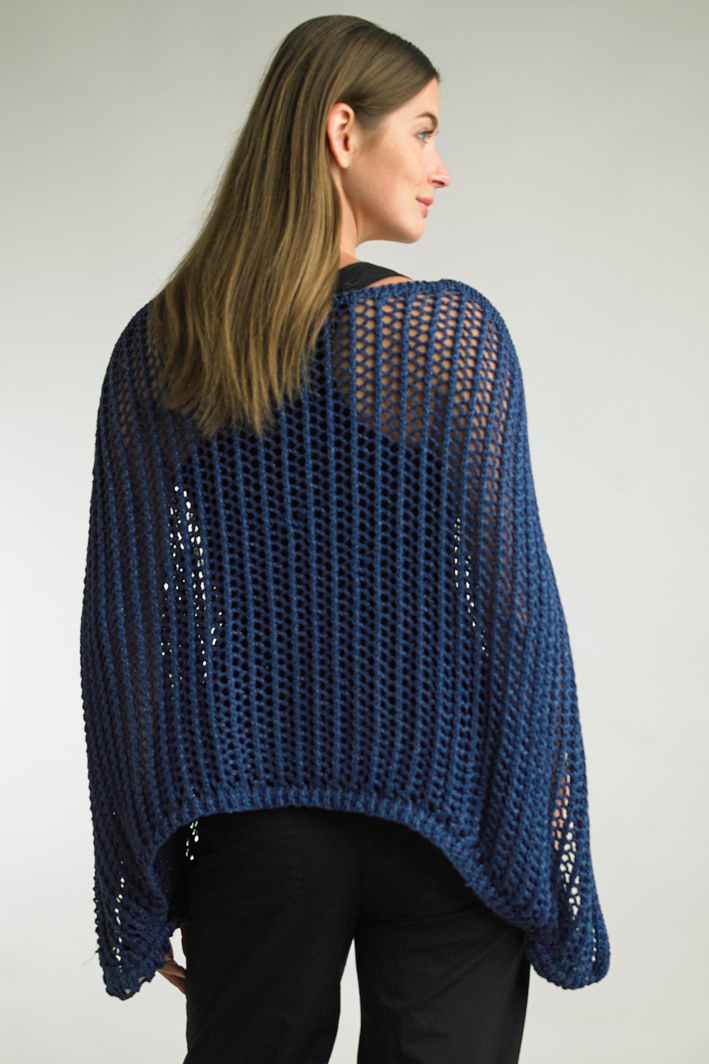 Tempo Paris Crochet Poncho Top