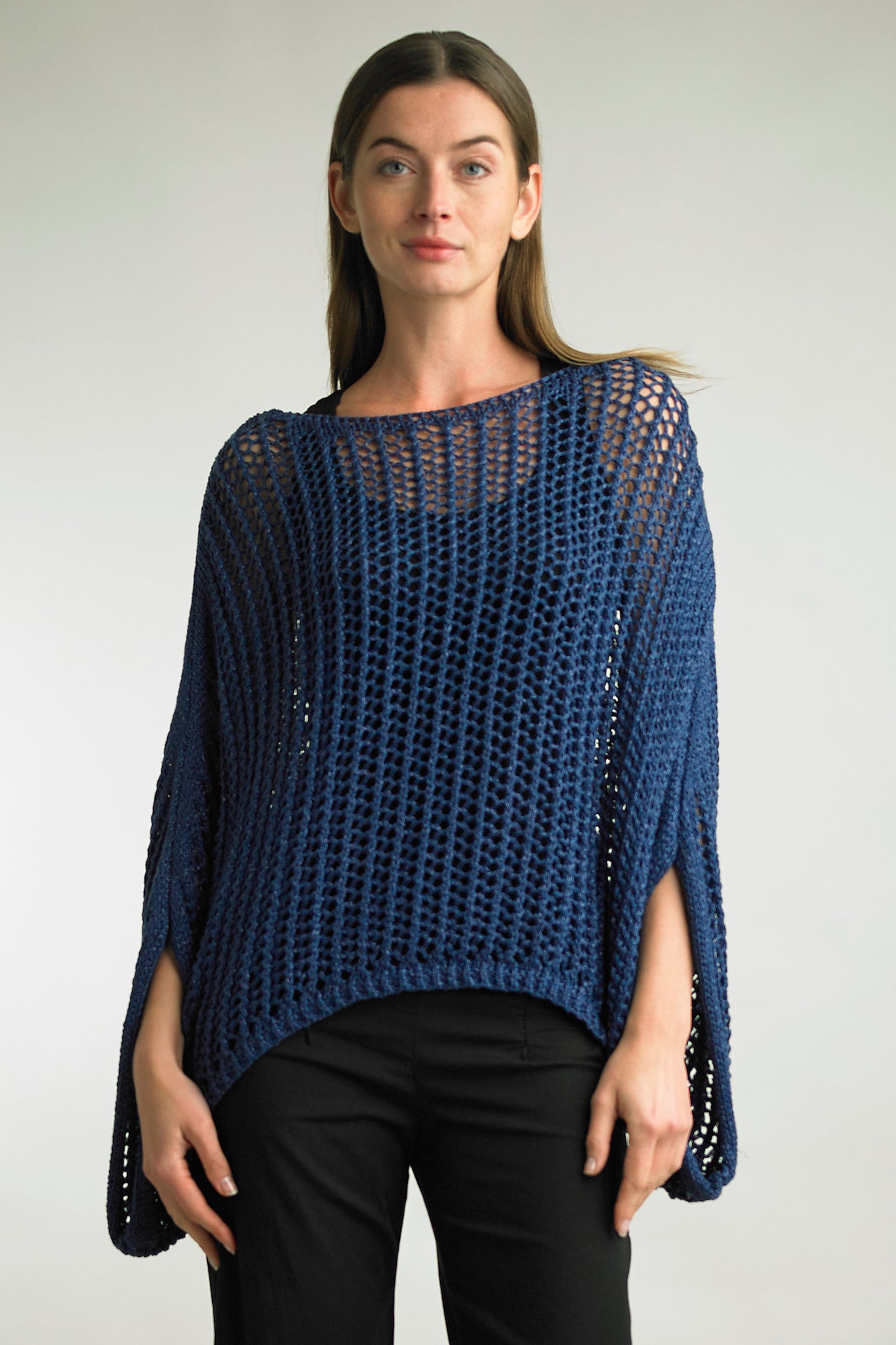 Tempo Paris Crochet Poncho Top