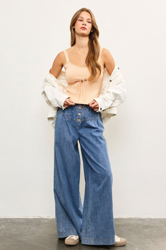 Band Together Denim Pants
