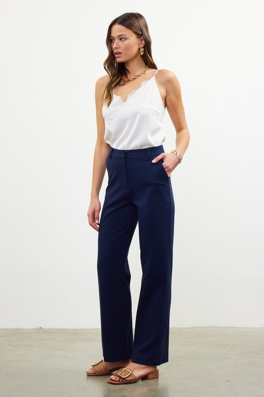 Kathy Knit Wide Leg Pant