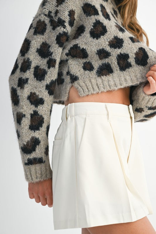 Leah Leopard Knit Sweater