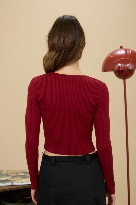 Cara Cutout Knit Top