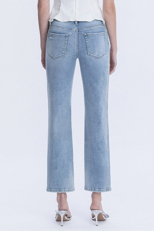 Beautiful Goddess HR Straight Jeans
