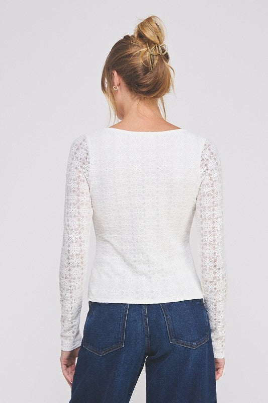 Luna Lace Top