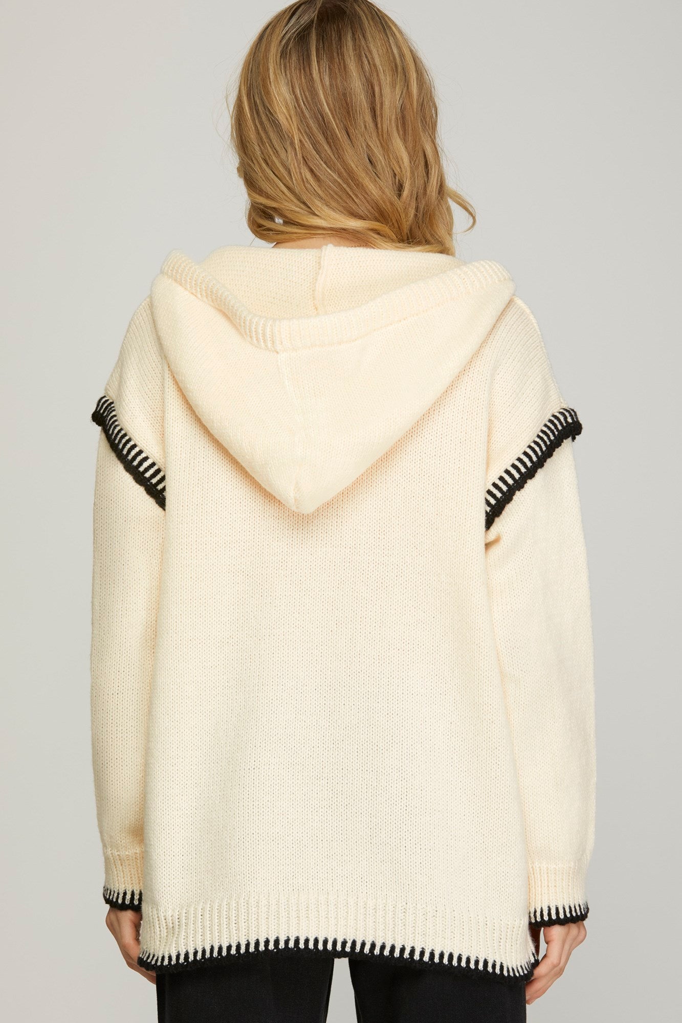 Just The Right Edge Hoodie Sweater