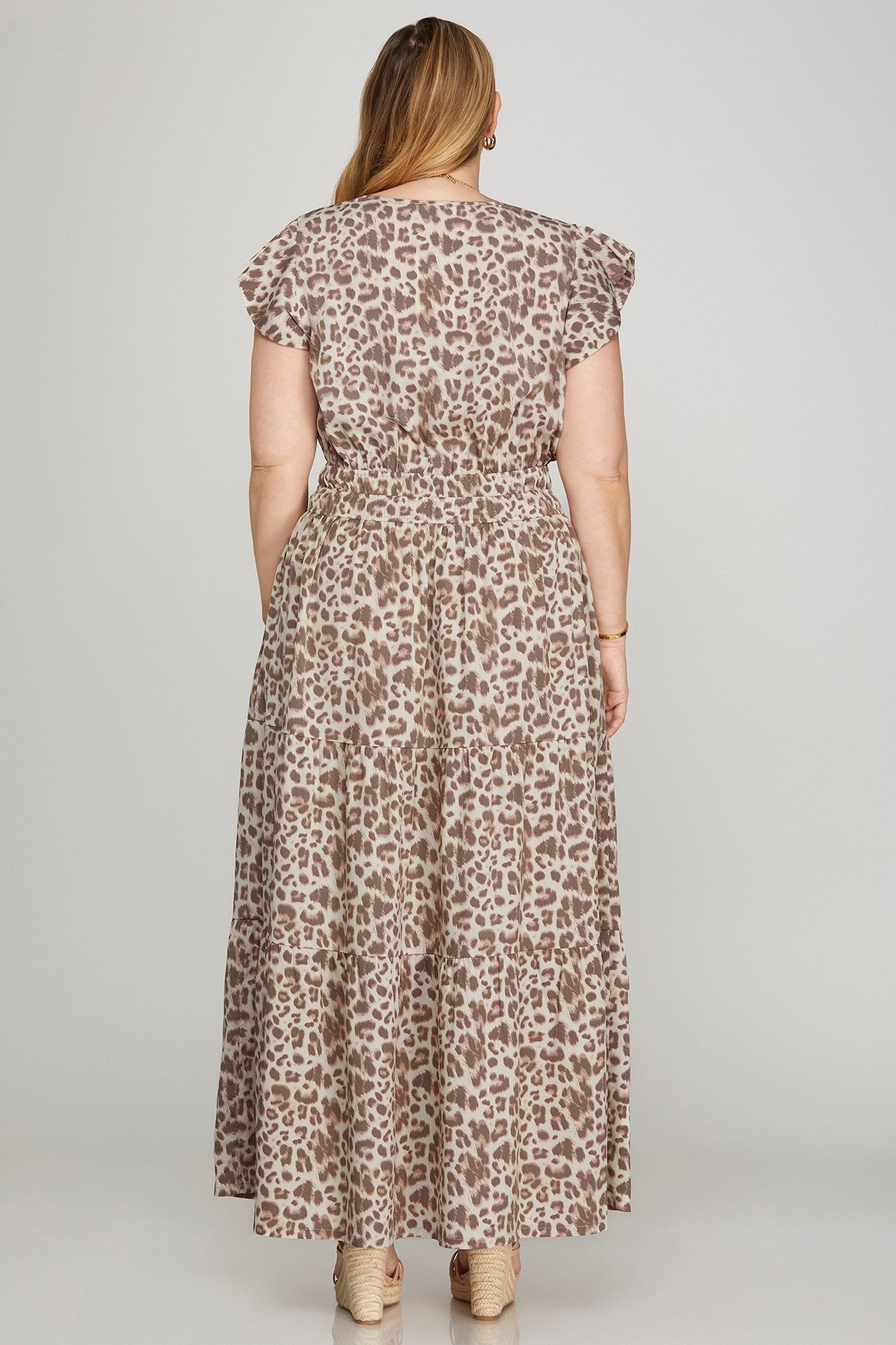 Lena Leopard Maxi Dress