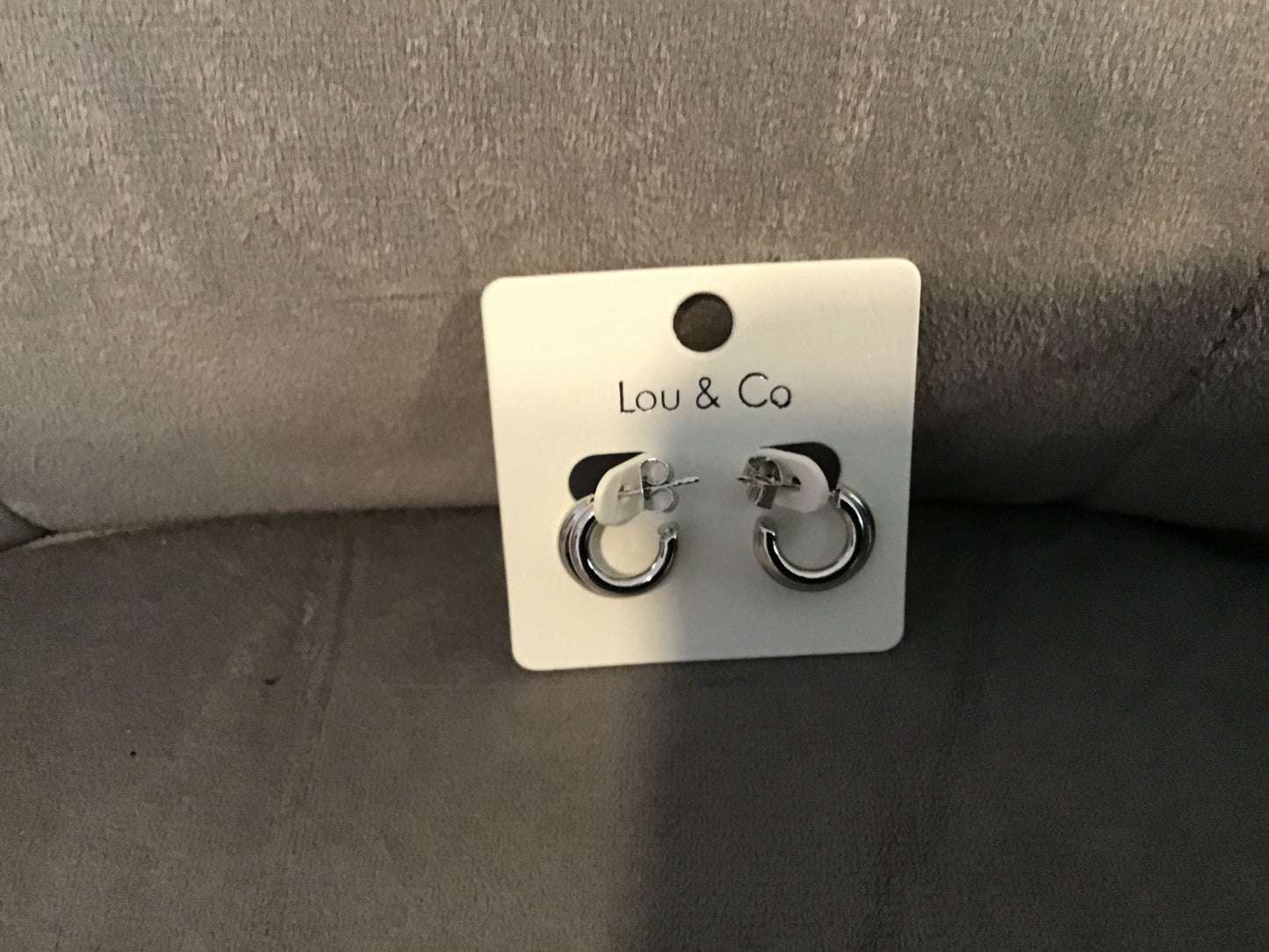 Earrings Double loop