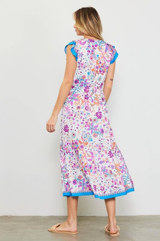 A Touch of Fleur Midi Dress