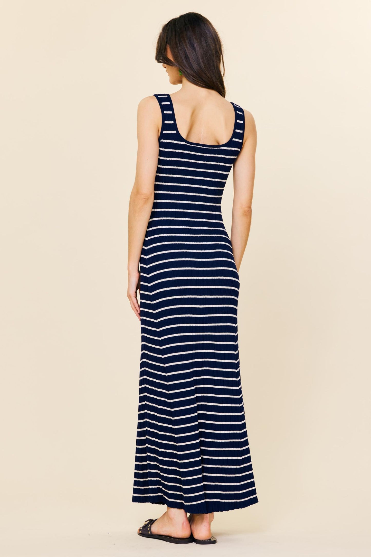 Navy Zebra Dress