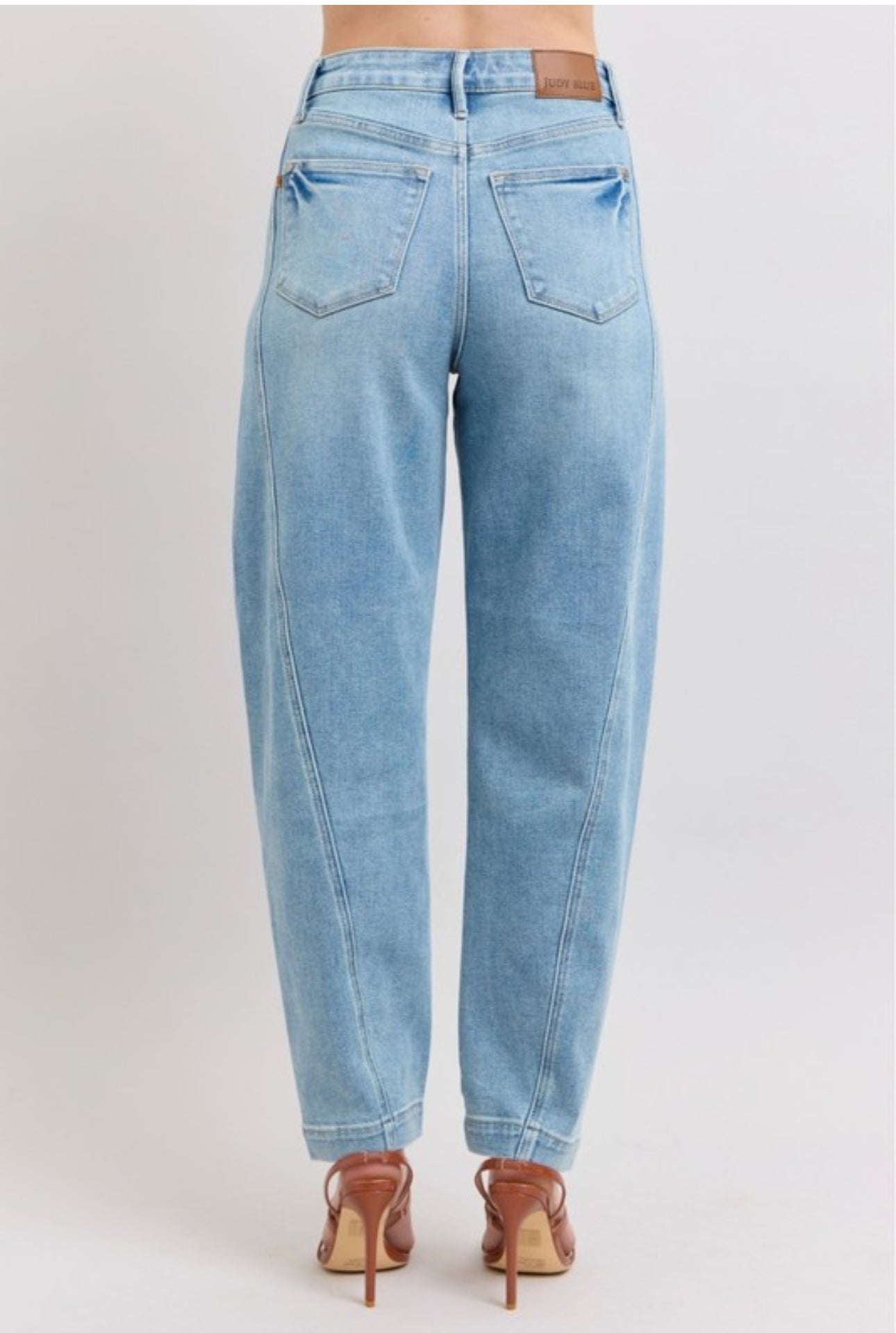 JB Side Panel Barrel Jean