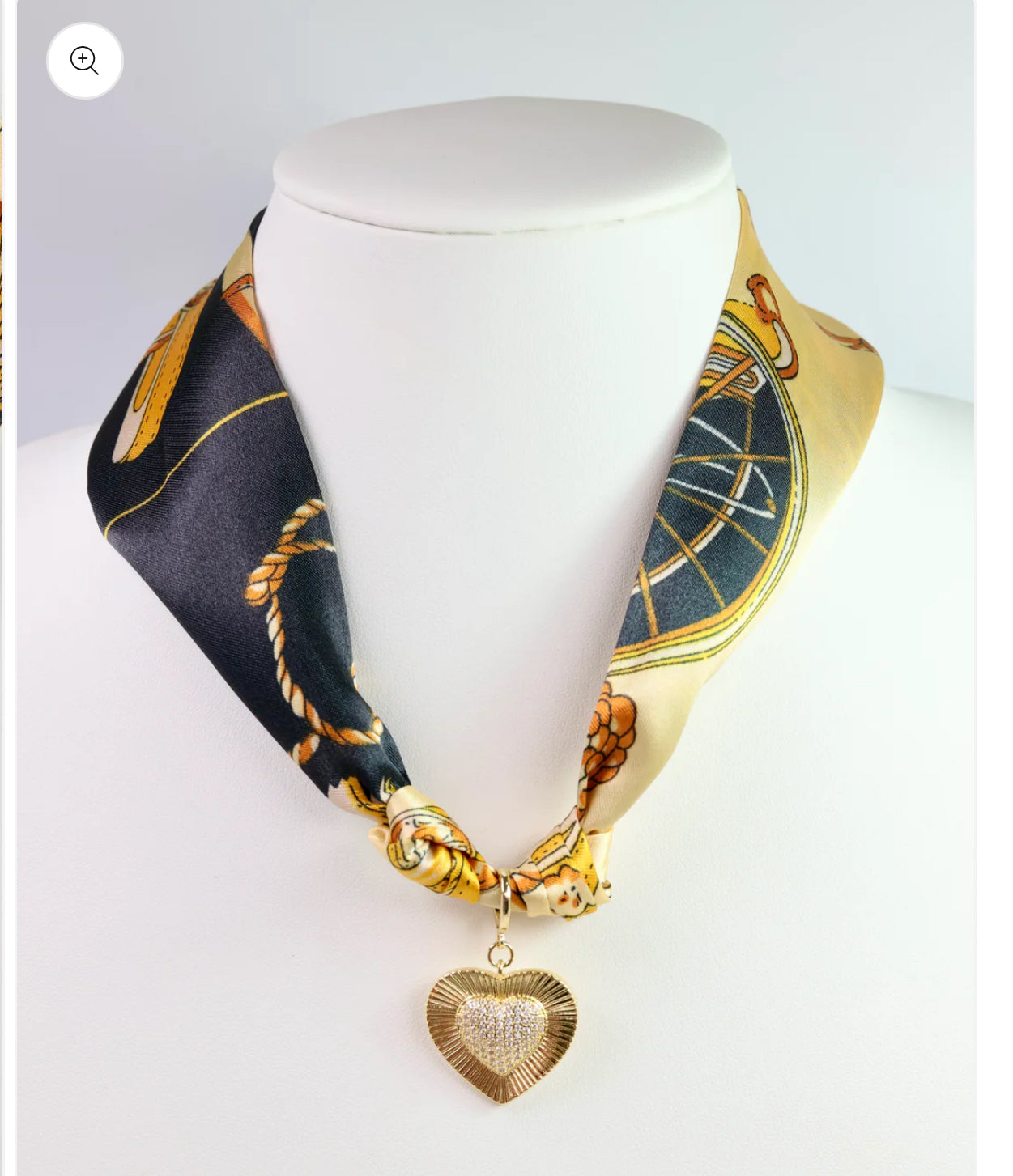 Lillie Scarf Charm Necklace