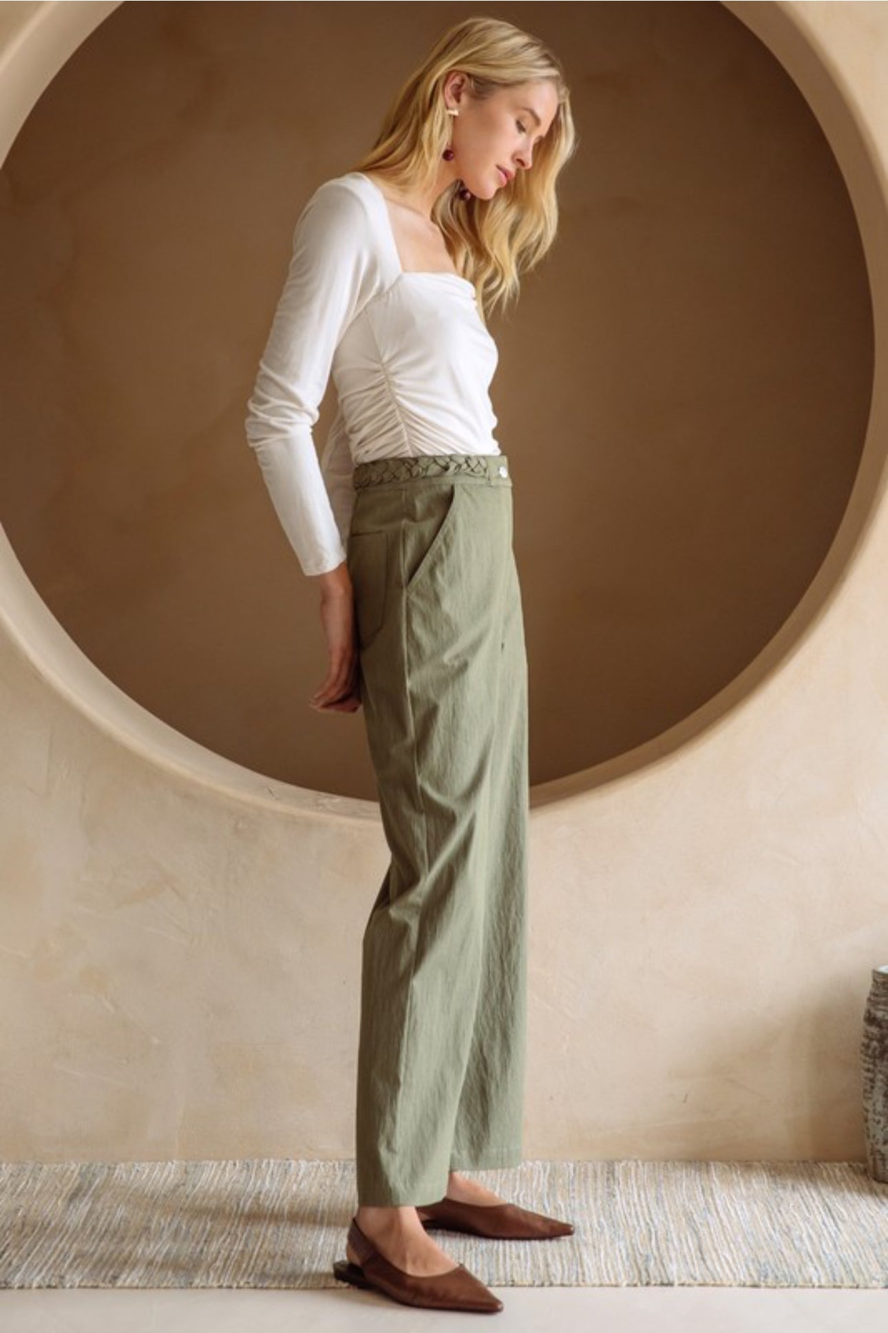 Baxter Braided Waist Pants