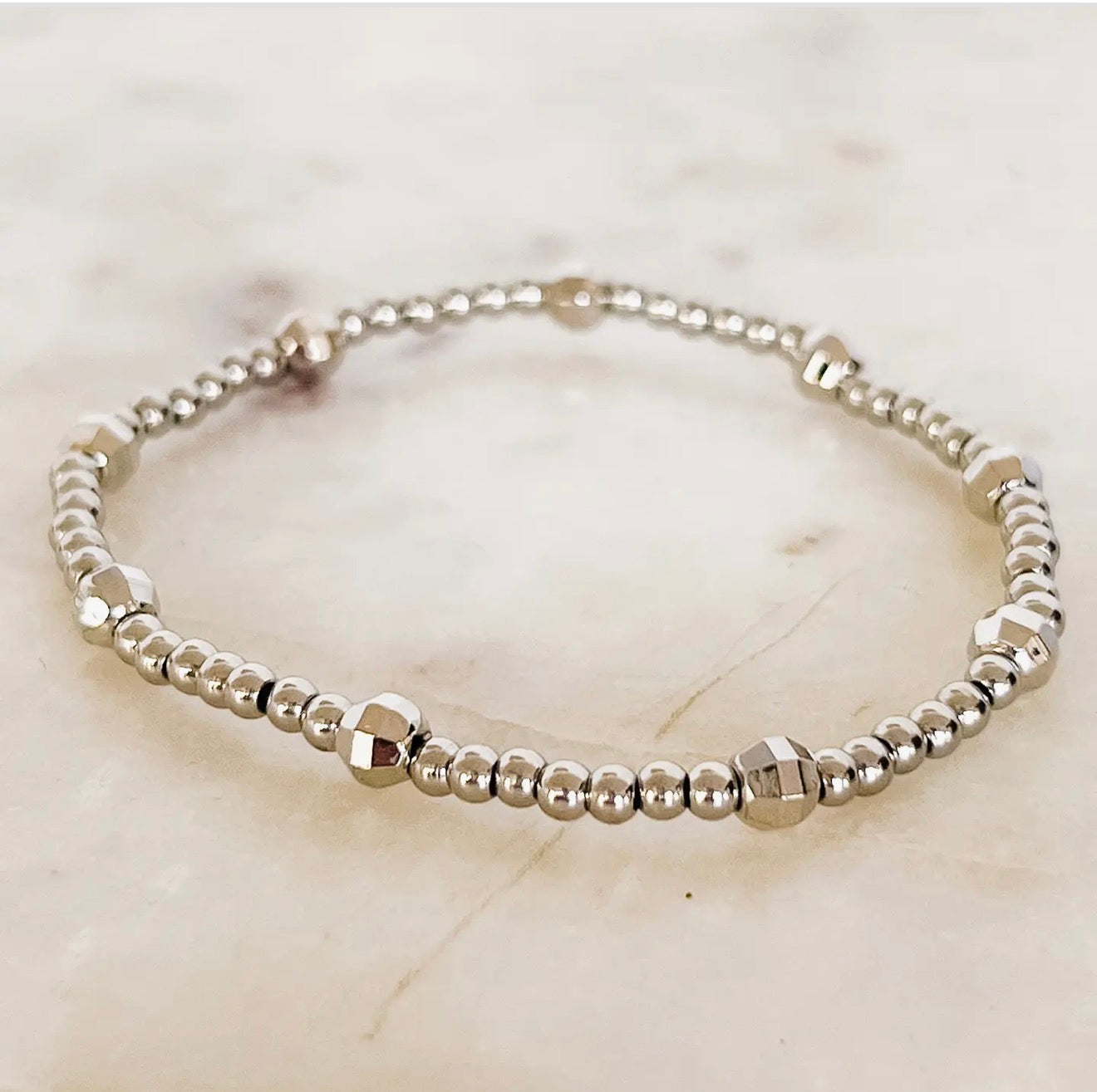 Gold Beaded Bracelet