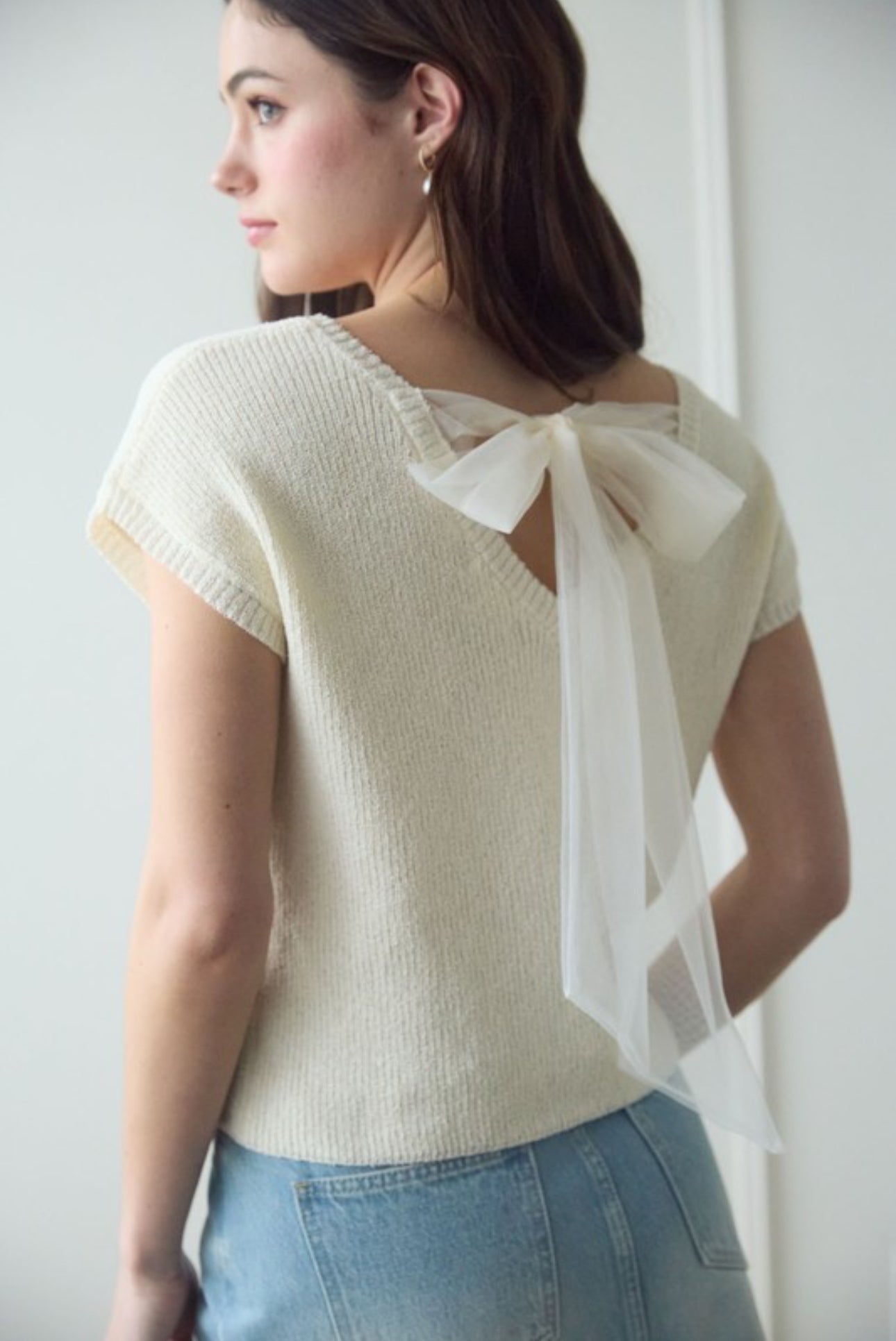 Back To Sheer Sweater
