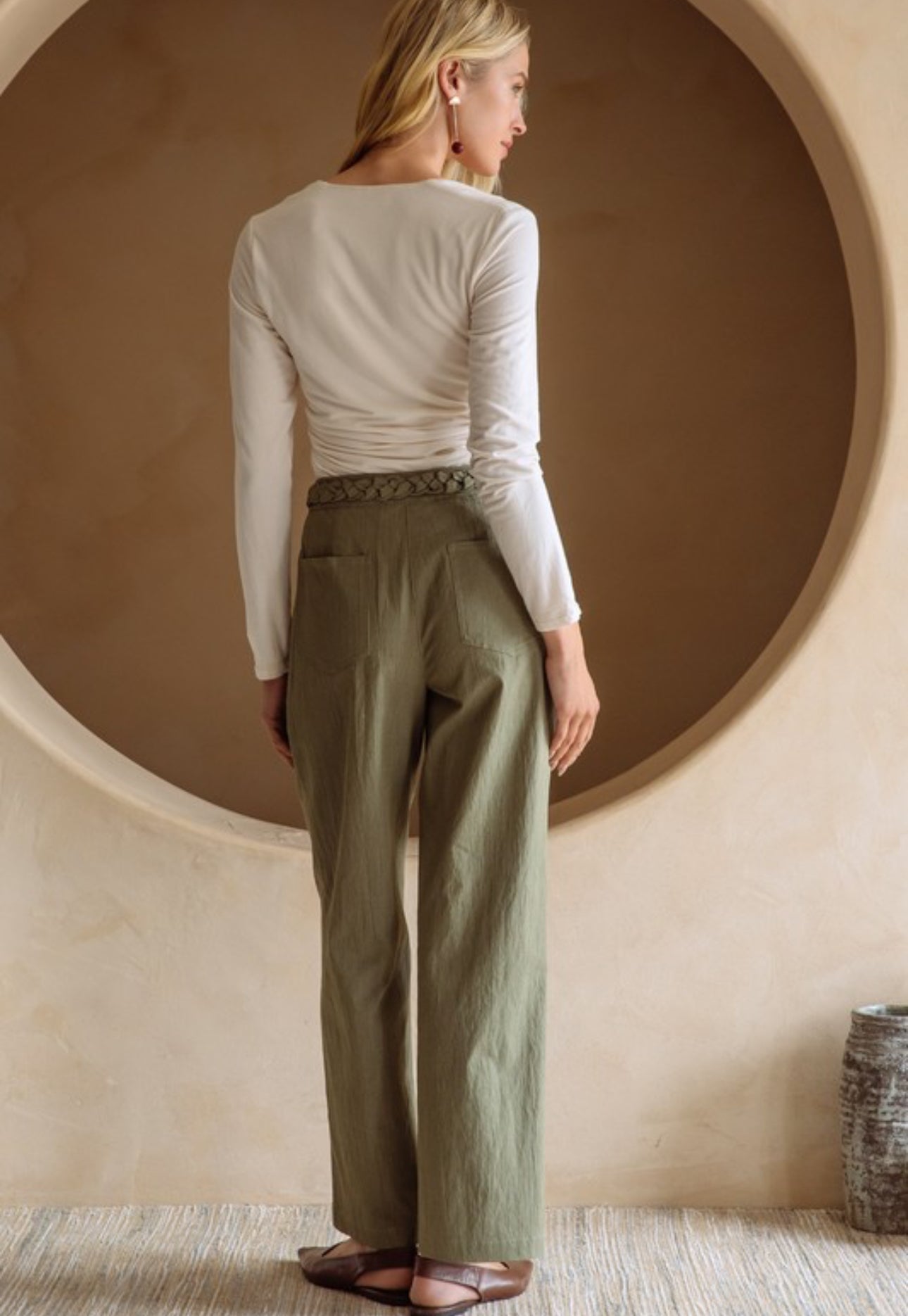 Baxter Braided Waist Pants