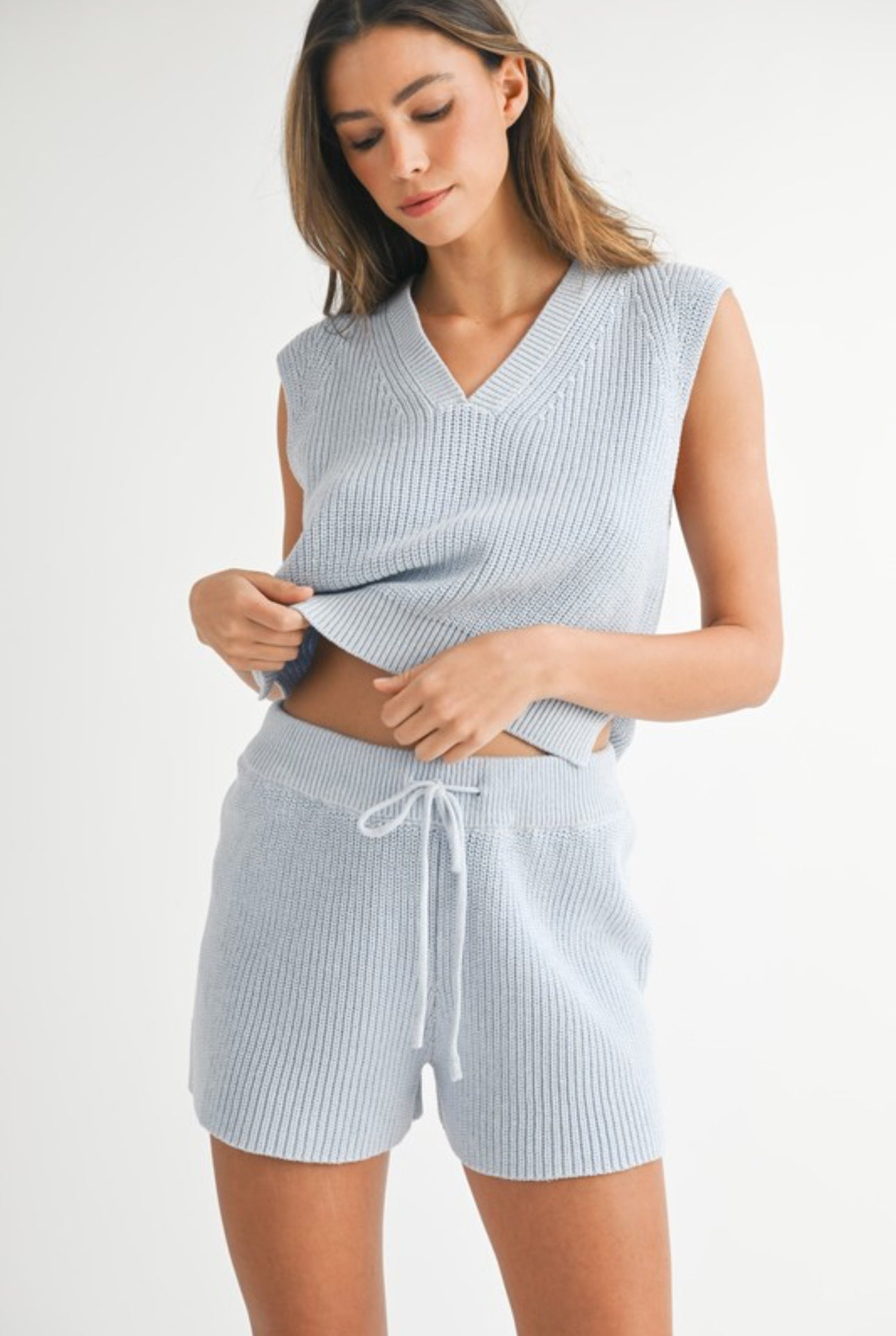 Sabrina Sweater Shorts Set