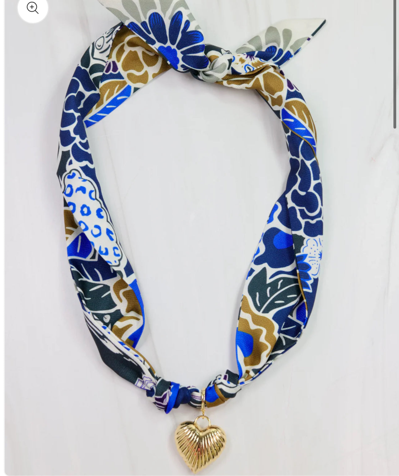 Lillie Scarf Charm Necklace
