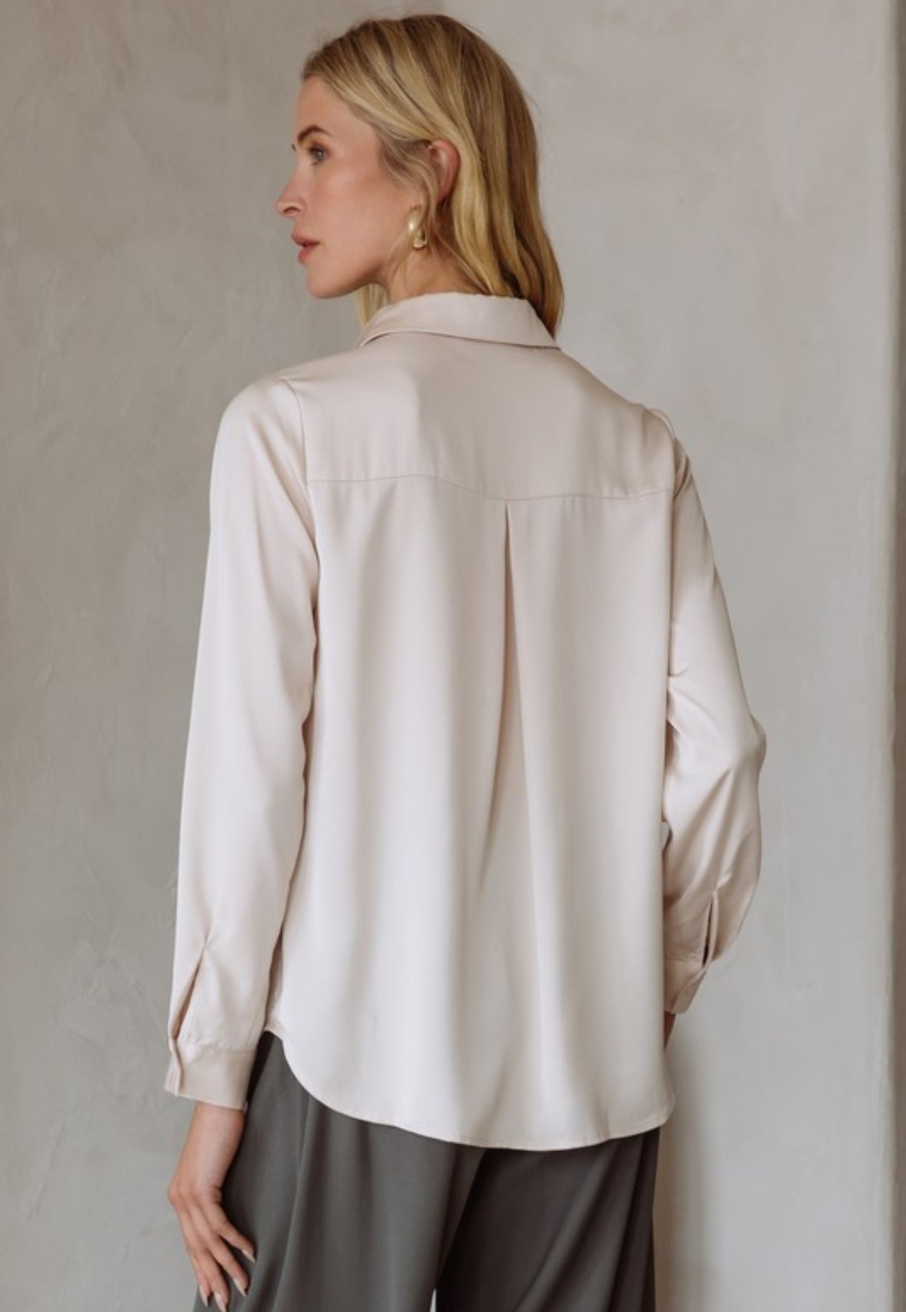 Shelly Satin Blouse