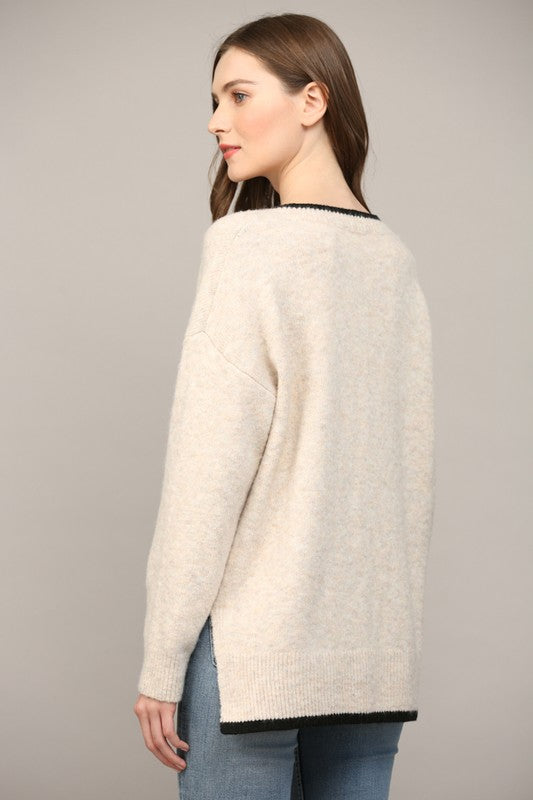 Top Stitch Sweater