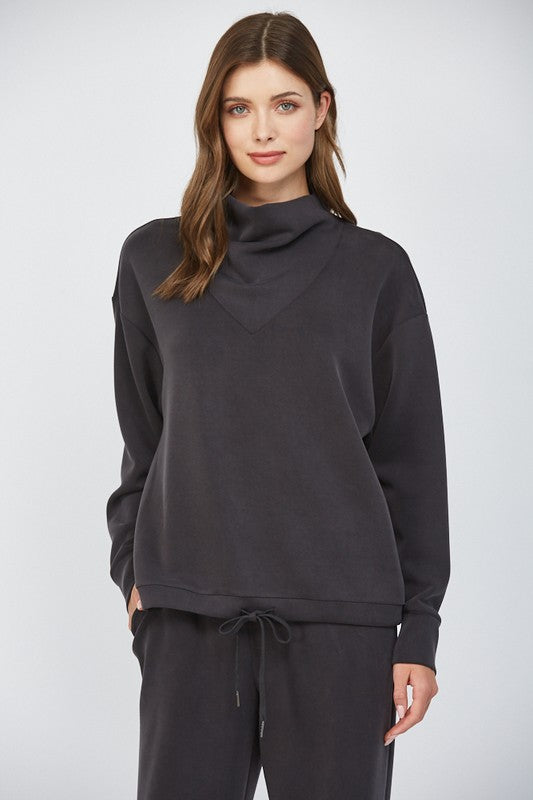Mona Modal Cowlneck Sweatshirt