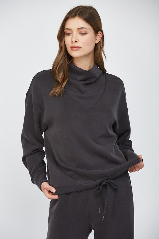 Mona Modal Cowlneck Sweatshirt