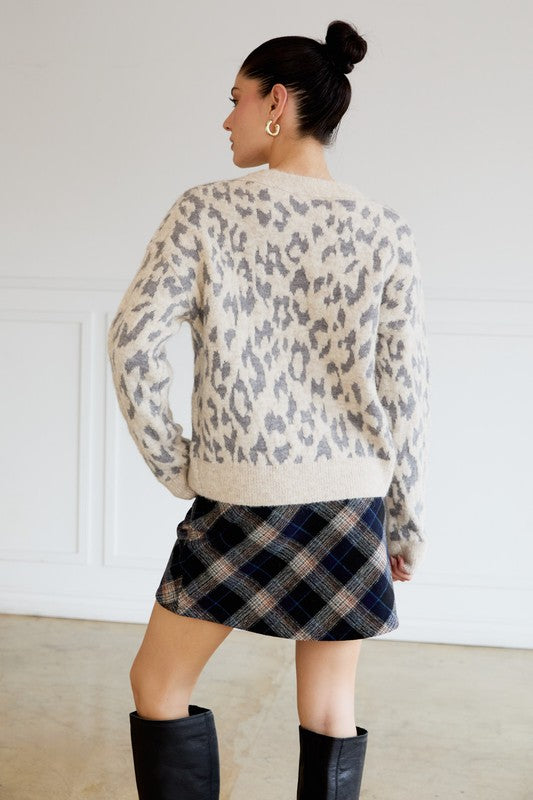 Lena Leopard Cardigan