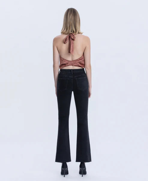Skylar Studded HR Bootcut Jeans