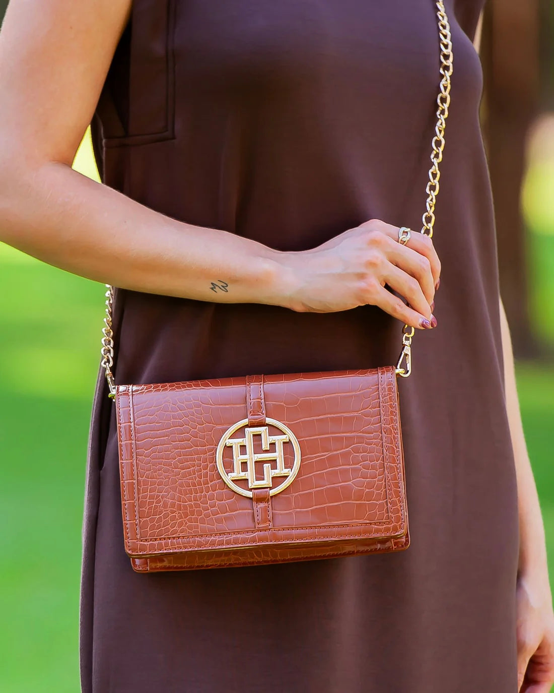 Cecillia Circle Logo Handbag