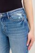 Judy Blue MR Vintage Wash Destroy Hem Kick Flare