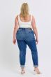 Curvy JB Vintage Wash Boyfriend with Cuff