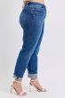 Curvy JB Vintage Wash Boyfriend with Cuff