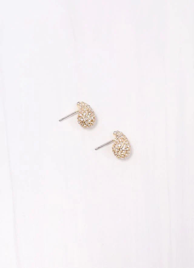 Reynaldo CZ Teardrop Earring GOLD