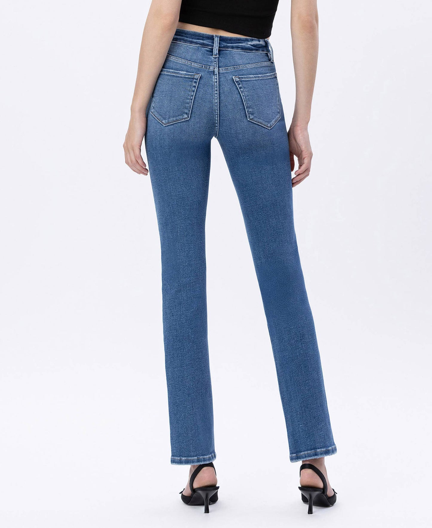 Loti HR Slim Straight Jeans