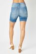 Judy Blue HW Tummy Control Double Button Bermuda Shorts