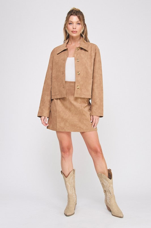 Vera Vegan Leather Jacket