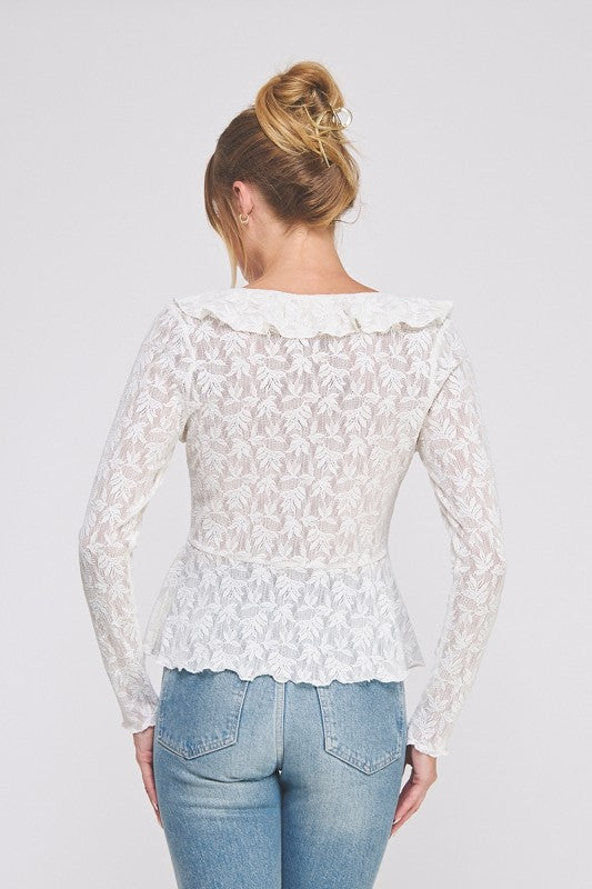 Jackie Jacquard Blouse