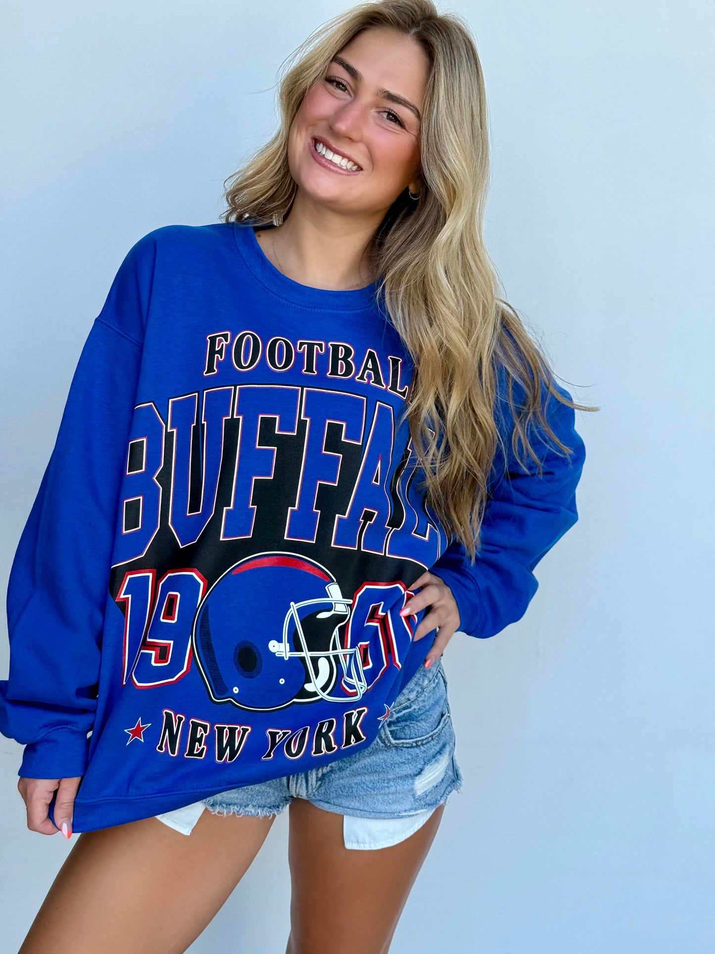 Buffalo Oversized Print Sweatshirt