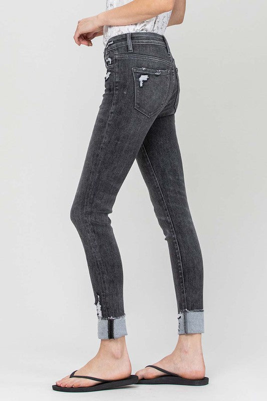 Casey Crop Skinny With Cuff