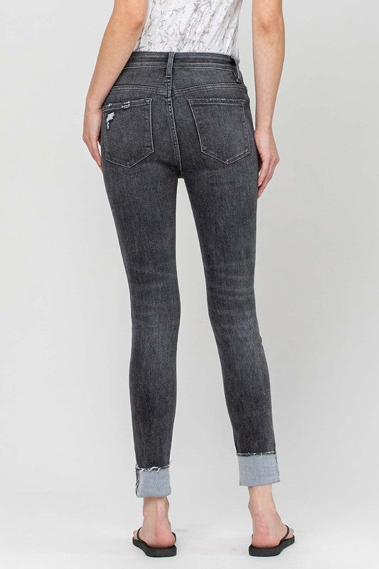 Casey Crop Skinny With Cuff