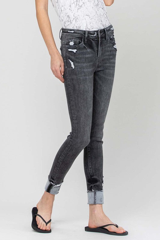 Casey Crop Skinny With Cuff