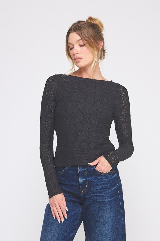 Luna Lace Top