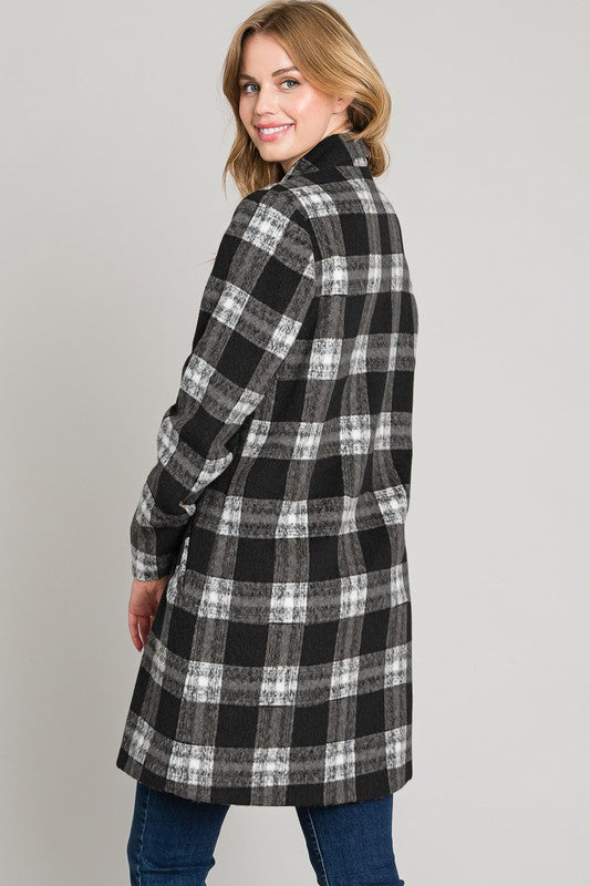 Penelope Plaid Coat