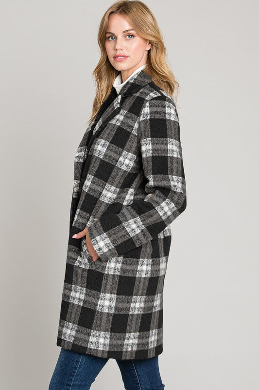 Penelope Plaid Coat