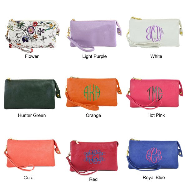 Three Compartments Crossbody Bag in 16 options