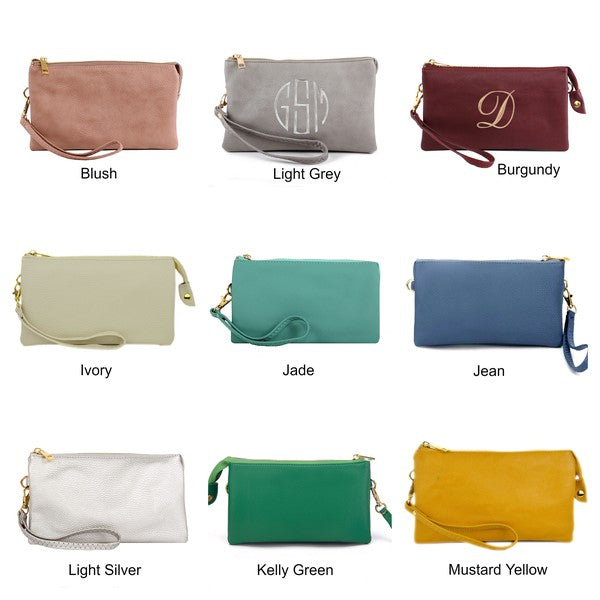 Three Compartments Crossbody Bag in 16 options