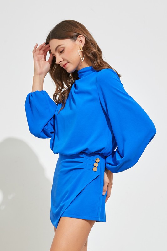 Hello There High Neck Romper