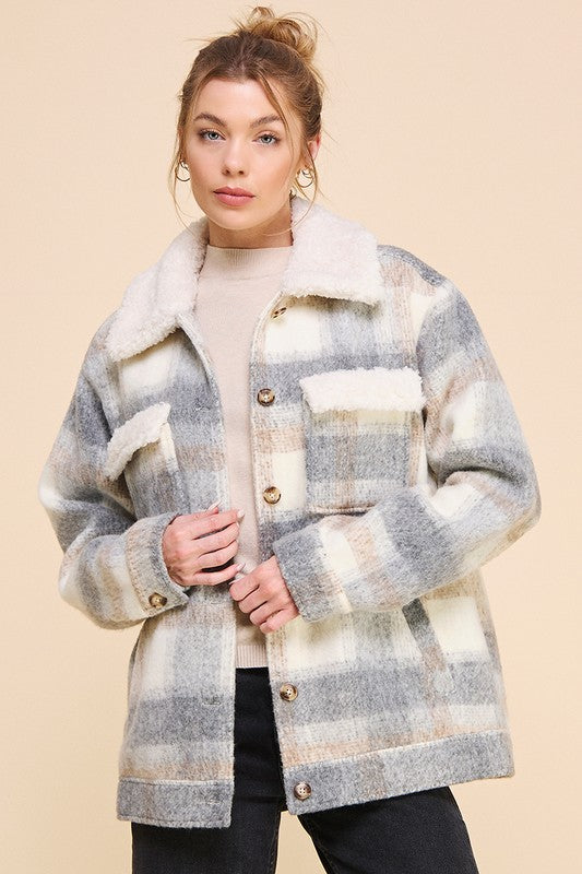 Next Up Cozy Shirt Jacket