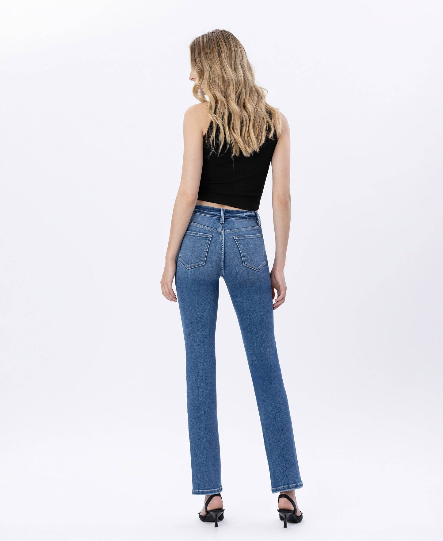 Loti HR Slim Straight Jeans