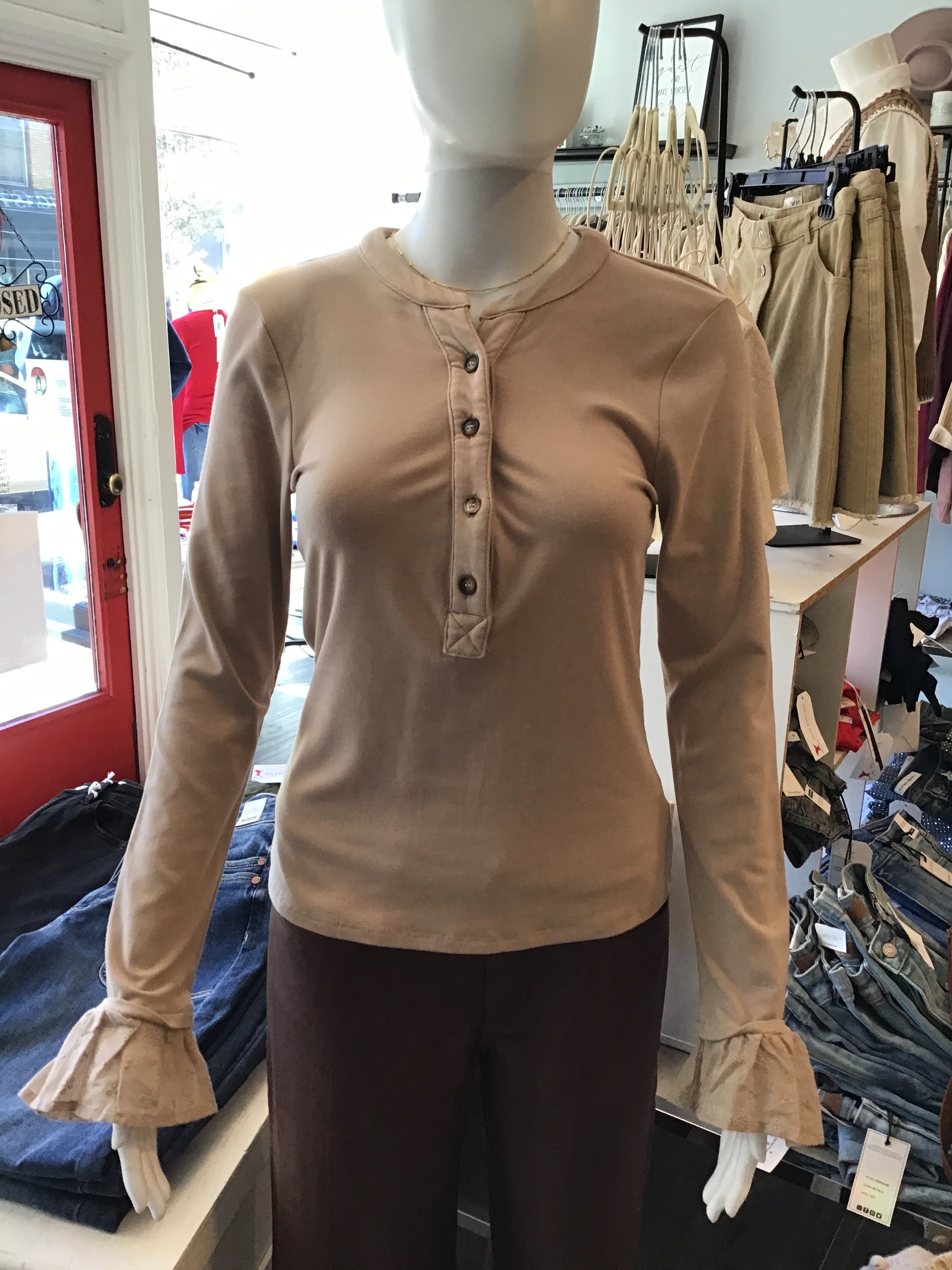 Lacey Jersey Top